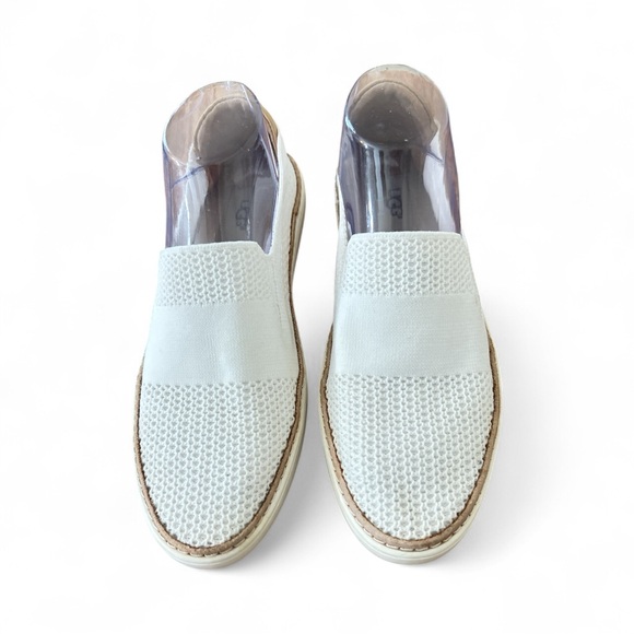 UGG Australia Sammy Slip On Hyper Weave Casual Sneakers 1016756 White - Picture 4 of 8